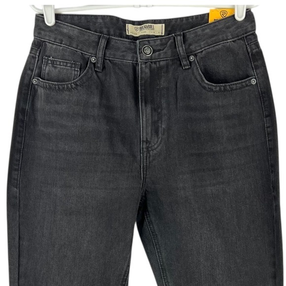 Rock & Roll Women's Distressed High Rise‎ Flare Black Denim Jeans Size 29x30 NWT - Picture 3 of 12
